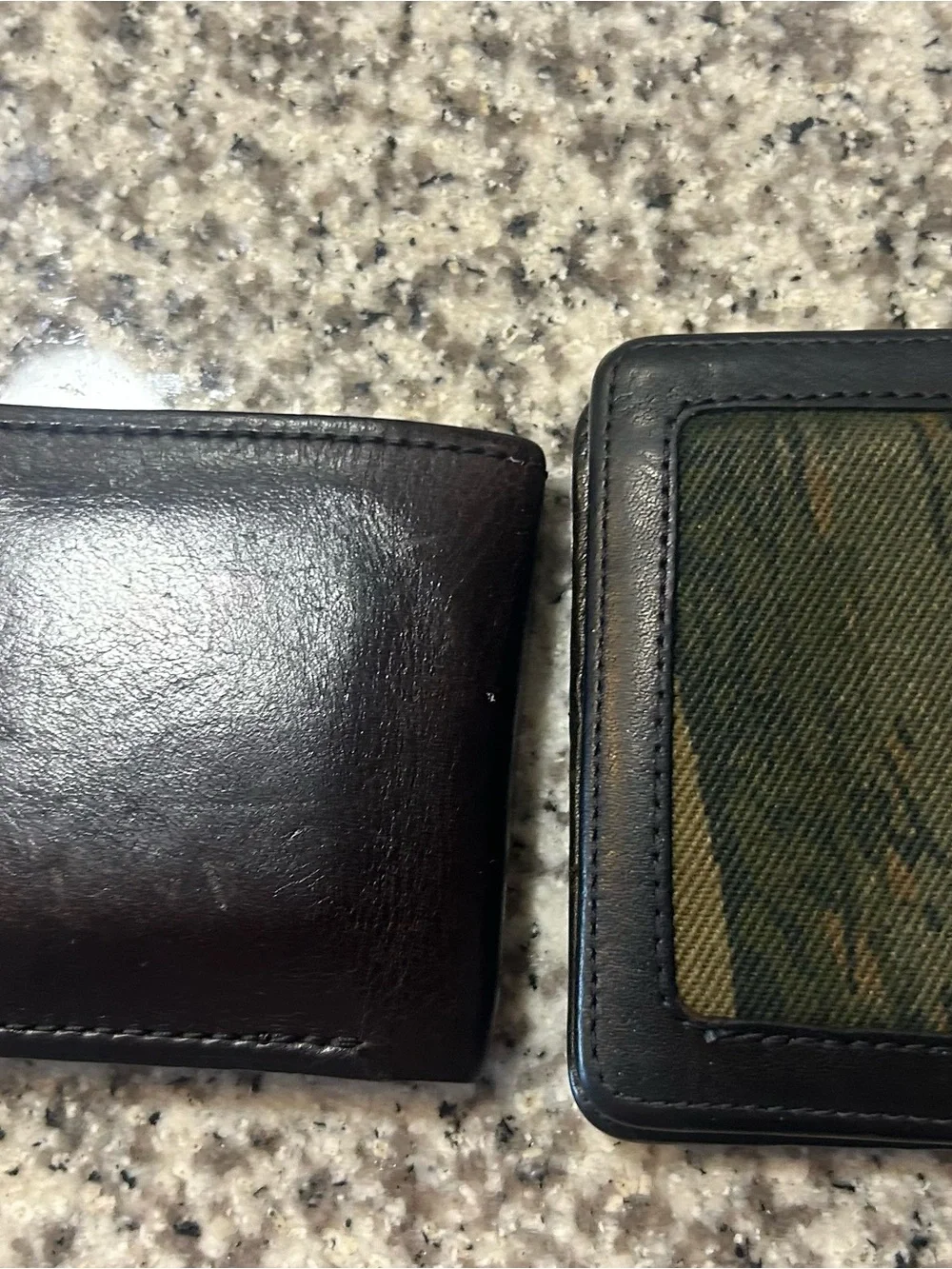 TwoFilson Leather and Rugged Twill Camo Wallets